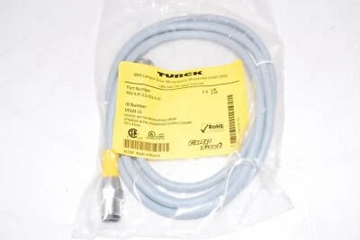 NEW TURCK RKV 4.4T-1.5-RSV 4.4T M12 Cordset Eurofast  - Image 1 of 3