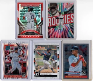 RAFAEL DEVERS Panini Donruss (5x) LOTTO -ASPIRAZIONI + RAPIMENTO + SHOCK RR ++ - Foto 1 di 1