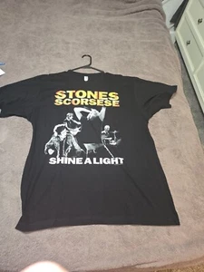 Camiseta vintage de los Rolling Stones 2008 Shine A Light XL como nueva nunca usada - Imagen 1 de 3