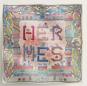 Hermes Scarf Fall Winter 2023 Collection super Silk Quest carre 90 silk NEW - Picture 1 of 6
