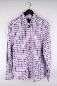 Peak Performance PHIL COL S Men Casual Shirt Blue Check Cotton size S - Picture 1 of 6