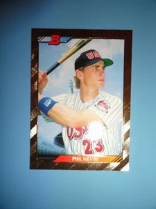 1992 Bowman Phil Nevin Foil # 670 Baseball Card ~ NM/MT ~ Team USA - Picture 1 of 2