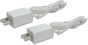 2 PACK Motorola OEM Wall Charger Adapter w/Micro USB Cable for Phone & Bluetooth - Picture 1 of 4