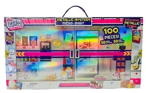 Real Littles Metallic Mystery Micro Mart Shopkins 100 Pieces Moose Toys HUGE NEW - Picture 1 of 2