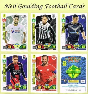 Panini LIGUE 1 (FRANCE) 2018-2019 ☆ ADRENALYN XL ☆ Football Cards #1 to #90