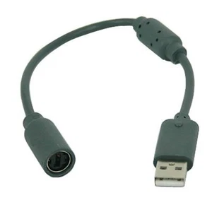 USB Breakaway Cable Controller For Xbox 360 Brand New 5Z - Picture 1 of 4