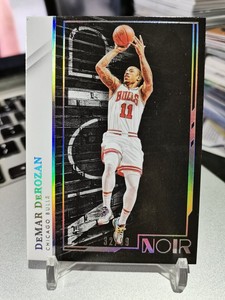 2021-22 Panini NOIR DeMar DeRozan Association Edition #34 Holo Silver 32/99!