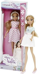 Violett V-Friends 4 lila Puppe Doll Kleid Herzen - Bild 1 von 1