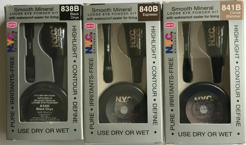 N.Y.C. Smooth Mineral Loose Eye Powder Kit - Choose a Colour - Image 1 of 2