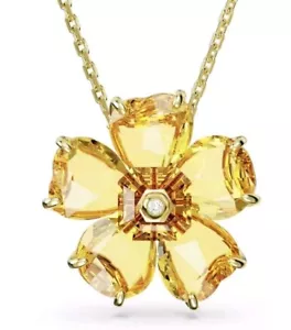 Swarovski idyllia 5650570 Yellow Flower Crystal Pendant Necklace RRP£165 - Picture 1 of 8