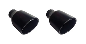 Salidas De Escape 90Mm Para VW Golf GTI Negro 65Mm Conexión - Imagen 1 de 7
