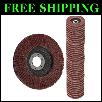 4.5 Inch Flap Discs Set - 40/60/80/120 Grit Grinding Wheels - Image 1 of 4