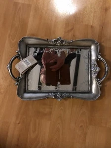 Mirror Tray,Dunelm Vintage Design Silver - Picture 1 of 8