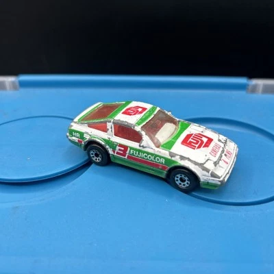 1986 Vintage Matchbox Nissan 300 ZX Turbo Car Diecast Fuji 3 White Red 300ZX - Image 1 of 4