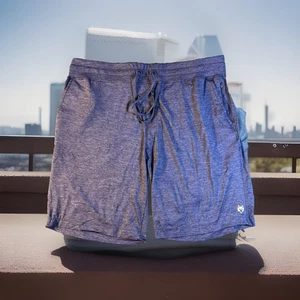 Greyson Shorts Men's Large Purple Training Sport Fitness Logo Running Brrr.* - Picture 1 of 11