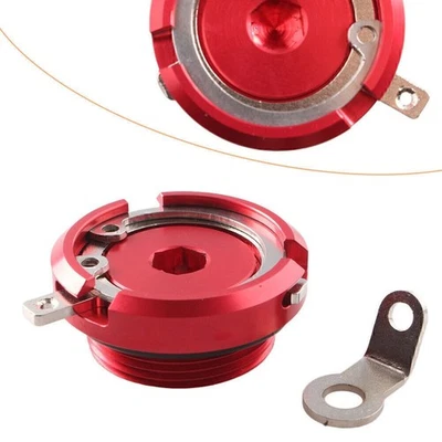 Tapa de llenado de aceite Kawasaki ZX6R ZX7R ZZR1200 Ninja 250R Red Motor Foto 1 de 4