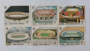 1990 Panini World Cup Italia 90 Stadiums Sticker Set Rare Argentina Edition (6x) - Picture 1 of 3