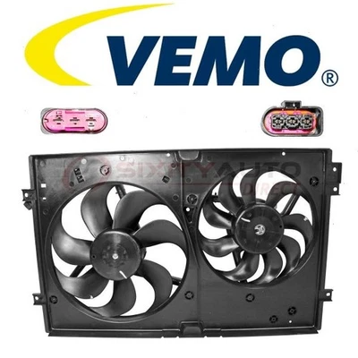 VEMO Left Engine Cooling Fan Assembly for 2008 Volkswagen R32 - Belts Clutch hu Foto 1 de 4