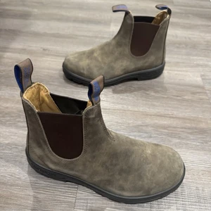 Stivali Chelsea Blundstone BL 584 marroni rustici premium impermeabili termici 10,5 - Foto 1 di 9