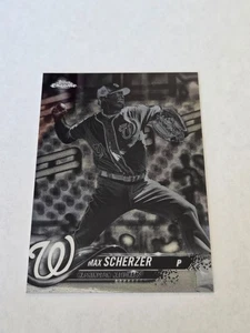 Max Scherzer 2018 Topps Chrome Negative Refractor #145 Washington National - Bild 1 von 2