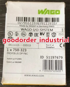 New Factory Sealed WAGO 750-323 Profibus DP System Module 750-323 - Picture 1 of 4