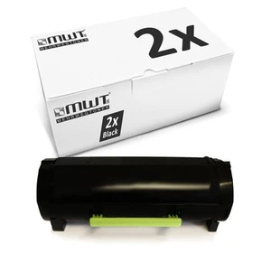 2x Toner Replaces Lexmark 50F2H00 502H - Zdjęcie 1 z 3