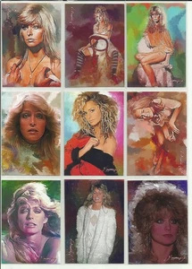 2018-23 Farrah Fawcett Edward Vela Signed Art (13) Card Lot - All #'D/50 - Picture 1 of 4