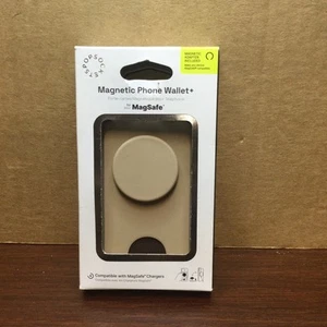 PopSockets Portefeuille Téléphone Magnétique avec Poignée Beige Neuf - Photo 1 sur 2