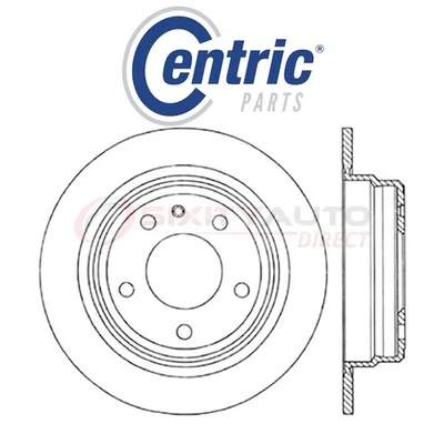 Centric C-TEK Disc Brake Rotor for 1987 BMW L6 3.5L L6 - Kit Set Braking tn Foto 1 de 4