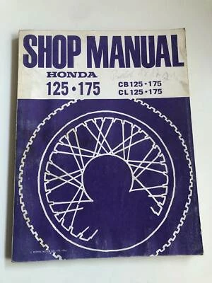 Shop Manual Honda CB/CL 125/175 (1976) - Image 1 of 2