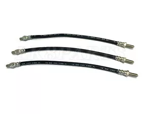 Land Rover Series 1,2,2A,3,6-Cylinder, 109 Front/ Rear Brake Hose Set x3 RTC3386 - Picture 1 of 4