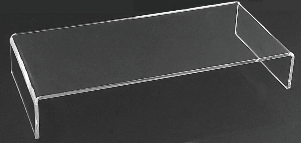 T'z Tagz 3 mm de espesor 3 pulgadas de alto acrílico transparente elevador soportes de exhibición paquetes de 12 Foto 1 de 4