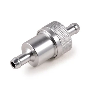 Billet Alu 8mm waschbar Inline Legierung Kraftstofffilter Straße Rennen Rallye - Bild 1 von 8
