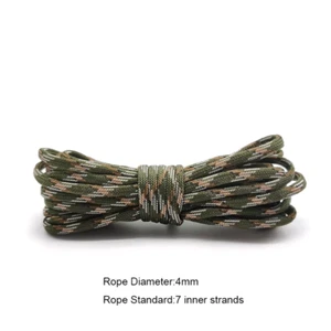 550 Paracord Parachute Cord Lanyard Tent Rope Guyline Mil Spec Type III 7 Strand - Picture 1 of 23