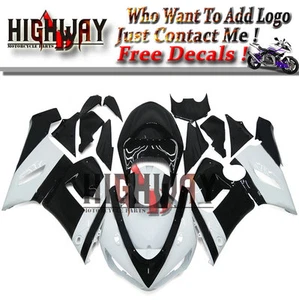 Fairings For Kawasaki Ninja ZX-6R 636 05 2006 ABS Kit Bodywork Pearl White Black - Picture 1 of 6