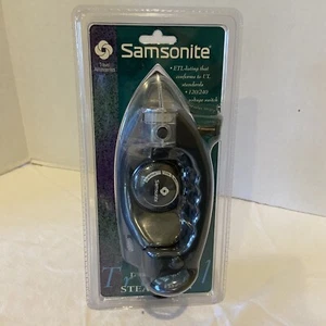 Samsonite Dual Voltage Travel Steam Iron New Factory Sealed - Charcoal Gray - Picture 1 of 8