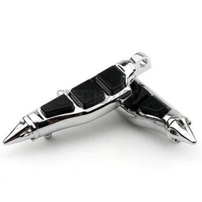 Highway Chrome Spike Foot Pegs Mount For Harley Davidson Softail FXST Deuce EFI - Изображение 1 из 4