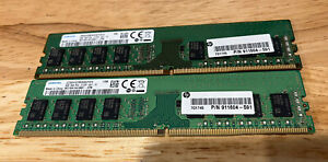 Samsung 16GB DDR4 2133 MHz ( 8GB x 2 ) Kit 1RX8 PC4-2133P 17000 Desktop Memory