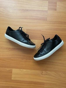Zapatilla deportiva de cuero Axel Arigato Clean 90, talla: 43 UK 9 negra blanca - Imagen 1 de 17