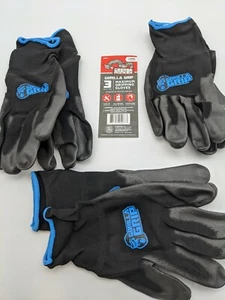 (3 PAIRS) Gorilla Grip Grease Monkey Gloves - Size Large - Gripping 25077 - Picture 1 of 4
