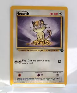 Pokemon VINTAGE - COMUNE - 56/64 - Meowth - quasi nuovo - SPEDIZIONE GRATUITA - Foto 1 di 2