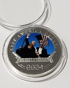 2024 Donald Trump 45th President. Keep America Great! In God We Trust! Coin - Picture 1 of 4