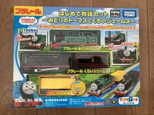 TOMY Green Thomas Adventure Begins Black James Plarail Toy Train Japan - Picture 1 of 2