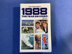 1988 - THE YEAR ON VIDEO PRESENTED BY SCOTT LAMBERT RARE PAL VHS LIKE NEW - Picture 1 of 3