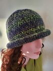 Handmade Crochet Bucket Hat Blend Acrylic & Wool XS/S Multicoloured Unisex 