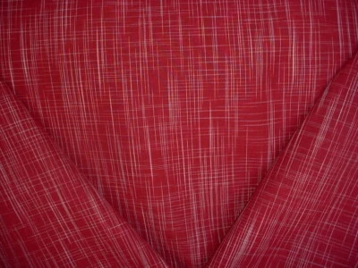 Tela de tapicería 12Y Brunschwig & Fils 8014110 Essex texturizada roja baya Foto 1 de 4