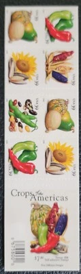 Scott #4012b (4008-12) Crops of Americas Booklet of 20 Stamps - MNH - Image 1 of 2