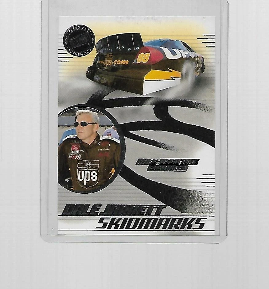 2003 PRESS PASS ECLIPSE RACING SKIDMARKS DALE JARRETT #SM12 - Image 1 of 1