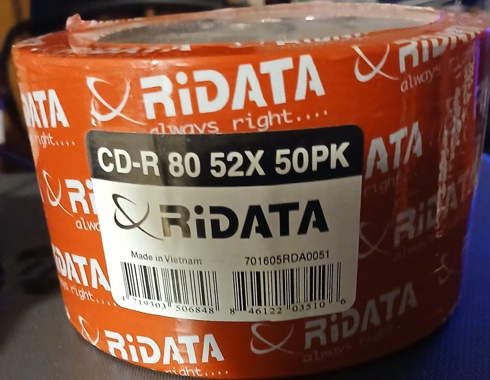 Ridata CD-R 50pk - Image 1 of 1