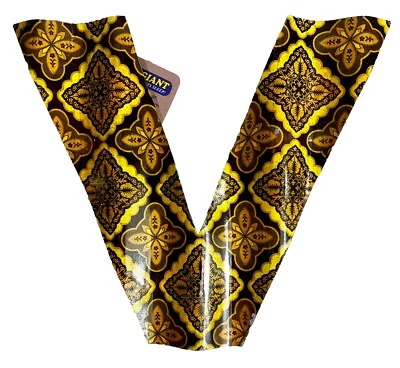 10" Letters for Wall Decor, Embossed Metal “V” Mandala Design by Lori Seibert - Image 1 of 4